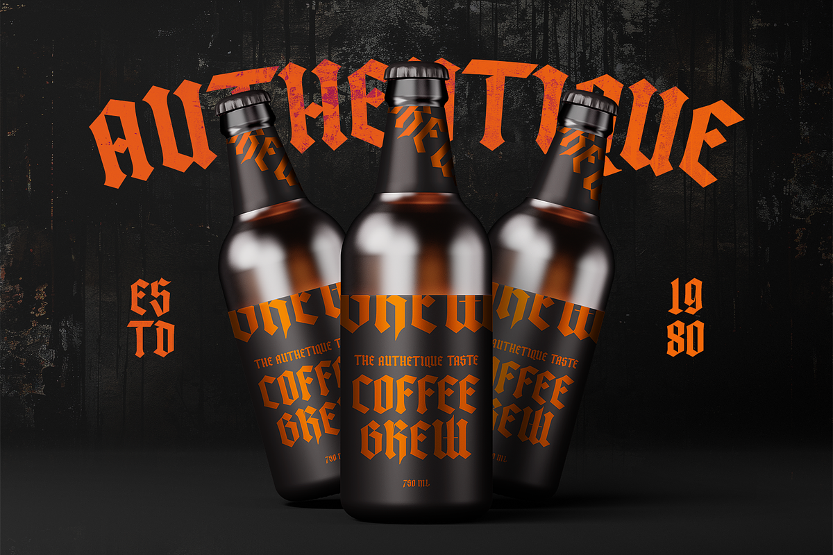 Dark Heritage – Modern Blackletter, a Blackletter Font by Almarkhatype (Photo 2 of 11)