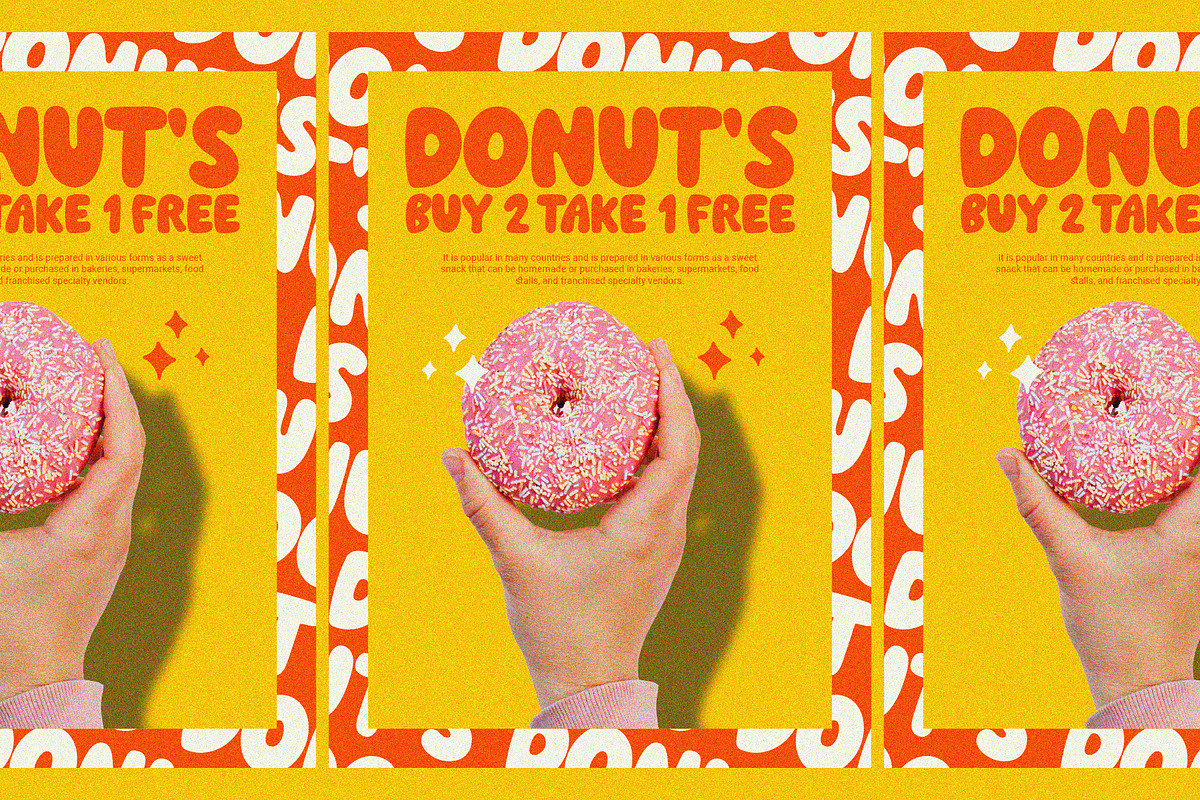 Omletta - A Chunky Bold Font, a Sans Serif Font by Invasi Studio (Photo 4 of 9)