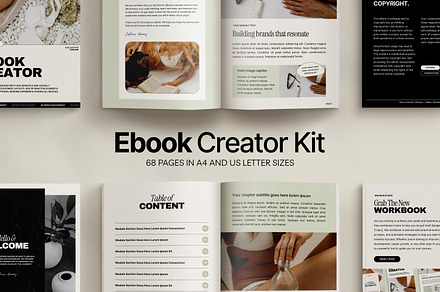 ADE / Ebook Creator Kit, a Magazine Template by Wildnun Studio