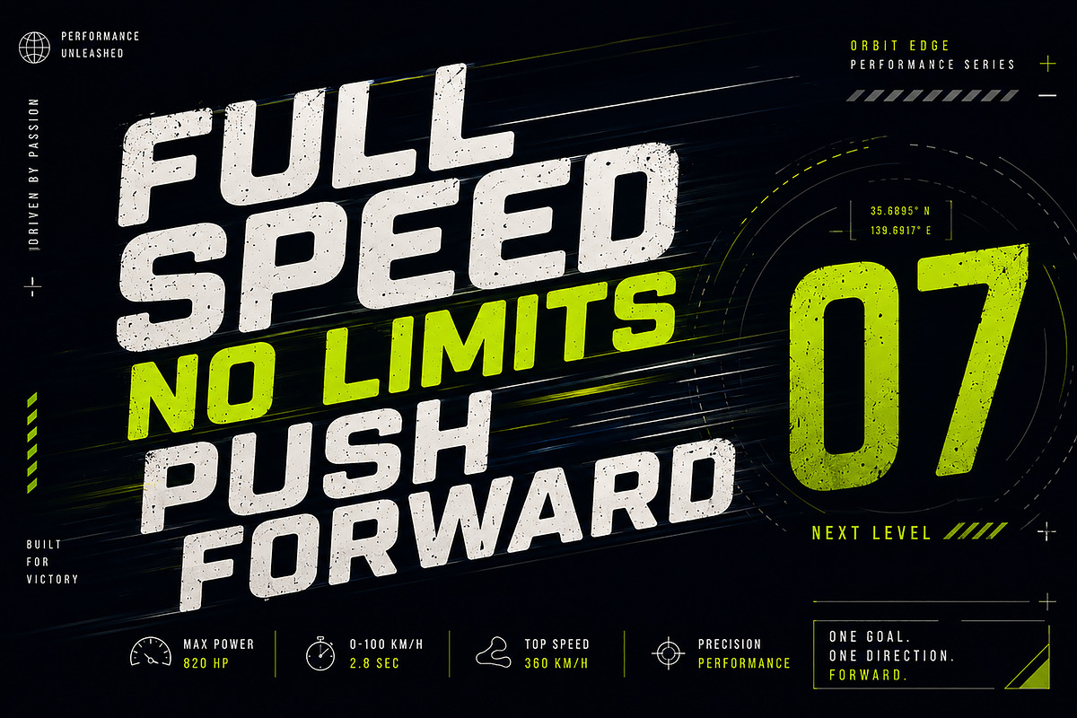 Orbit Edge – Display Typeface, a Serif Font by Wow Magic (Photo 5 of 5)
