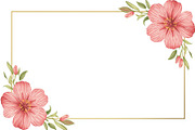 Pink Floral Watercolor Frames, an Illustration by Amazin_art (Thumbnail 10 of 11)