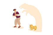 People with phobias & fears concept, a Person Illustration by Good Studio (Thumbnail 7 of 14)