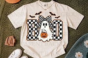 Boo Halloween Png,Girl Ghost Bow PNG, a Seasonal Illustration by Libby Wishes (Thumbnail 2 of 3)
