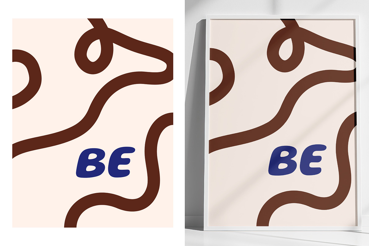 Trendy abstract, doodle posters set, a Decorative Illustration by Good Studio (Photo 3 of 6)