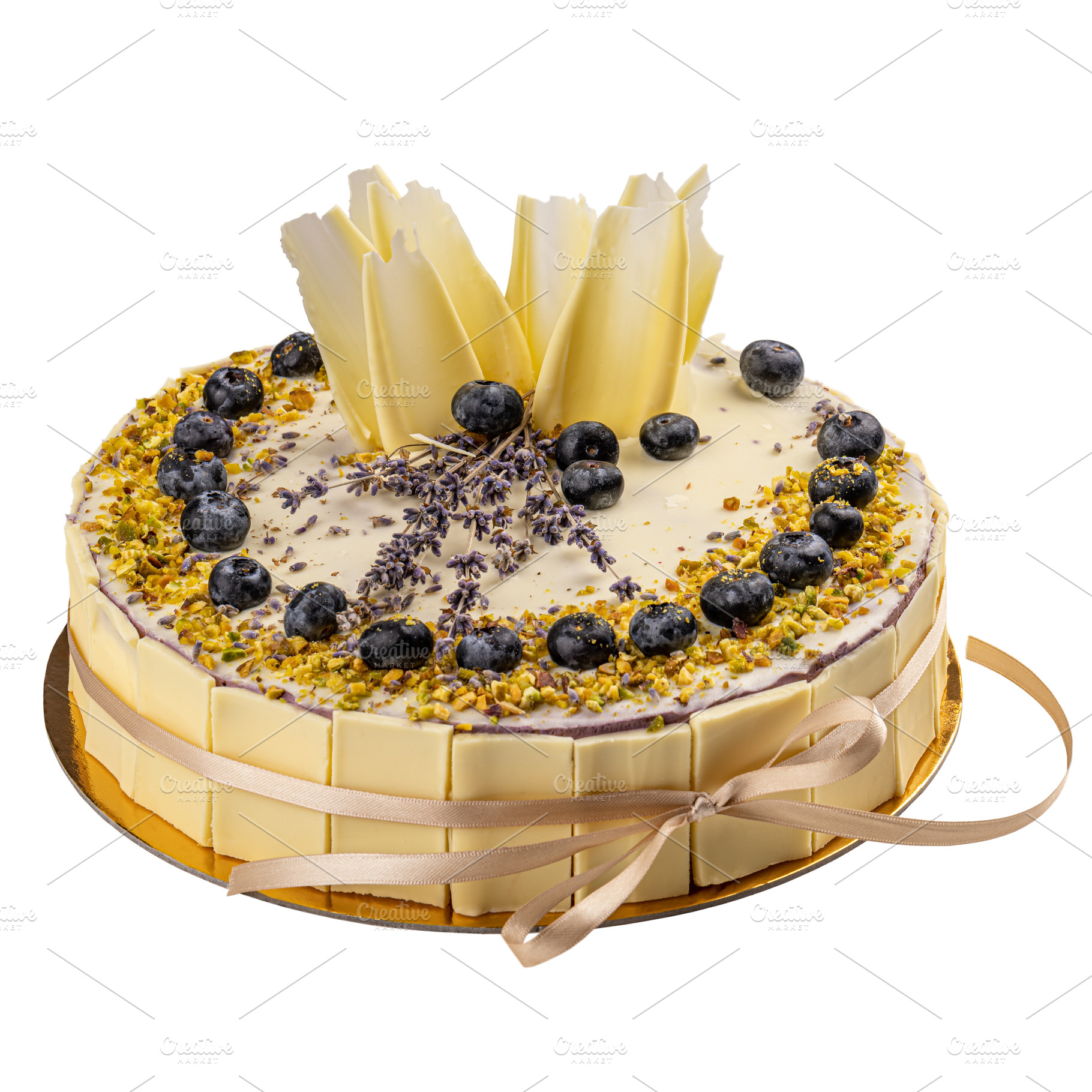 White chocolate cake, a Background Photo by Grafvision photography