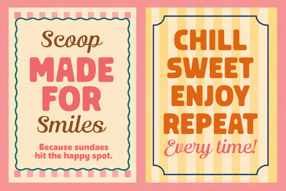 Caramel Sundae - Duo Font, a Script Font by Say Studio (Photo 4 of 10)