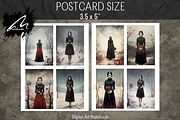 Lonely Girl in Winter Sheets, a Person Illustration by Digital Art Mahdiseño (Thumbnail 8 of 9)