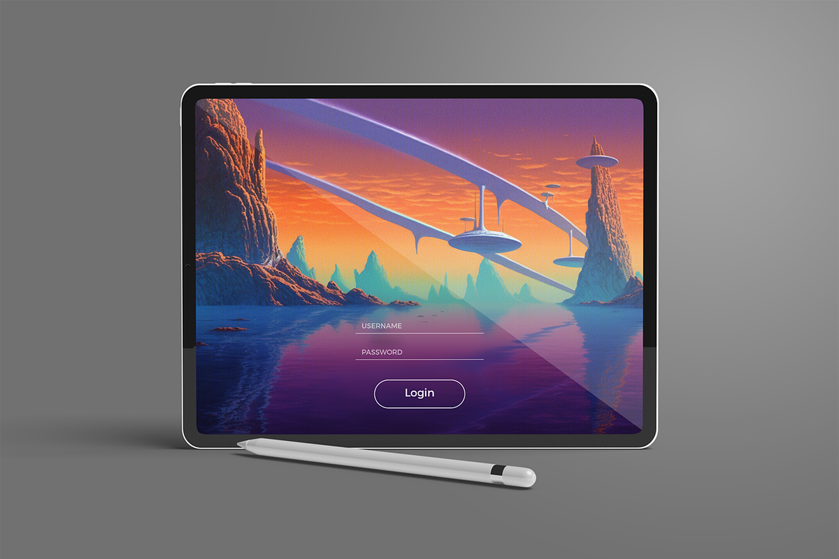 Retro Futurism Landscapes Collection, a Decorative Illustration by Fox's Monday (Photo 3 of 7)