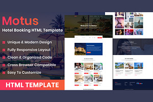 Motus - Hotel Booking HTML Template