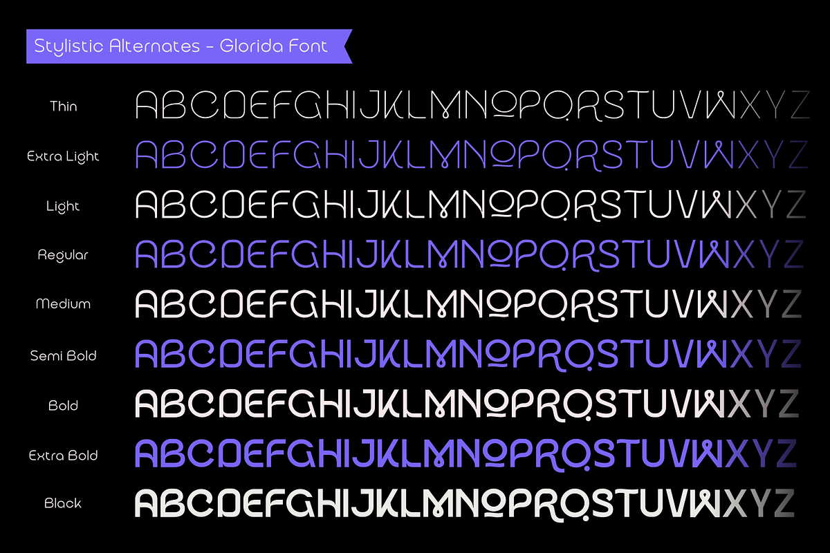 Glorida, a Sans Serif Font by zeenesia (Photo 13 of 16)