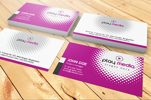 Play Media Visiting Card