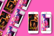 Neon Instagram Story, a Social Media Template by Meknya (Thumbnail 3 of 5)