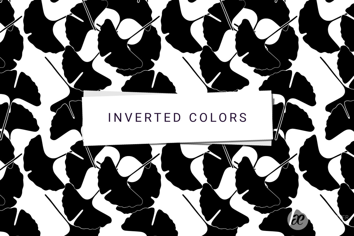 10 Black and White Leaves Patterns, a Pattern Graphic by Anne Elster Design (Photo 3 of 6)