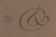 Embossed Paper Logo Mockup, a Layer Style Add-On by Design Squad (Thumbnail 1 of 4)