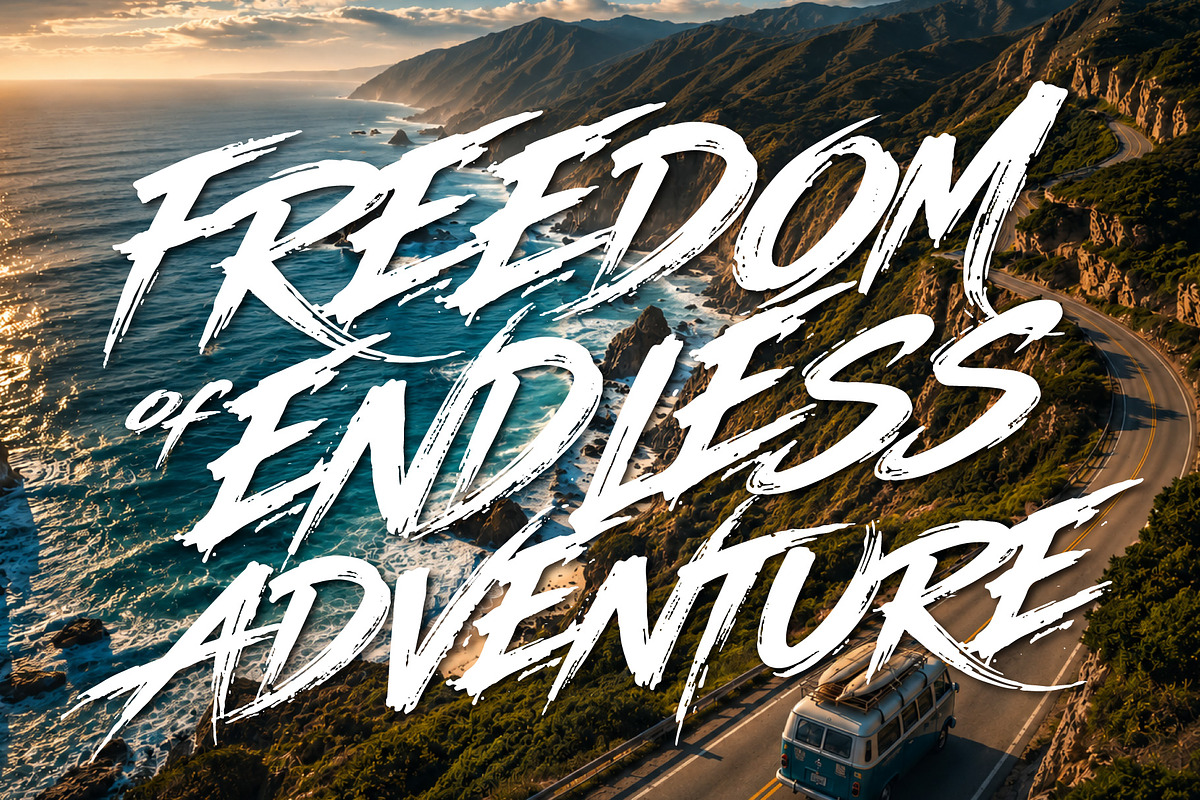 Coastra - Freedom to Roam, a Handwritten Font by HypeWorksCo (Photo 4 of 13)