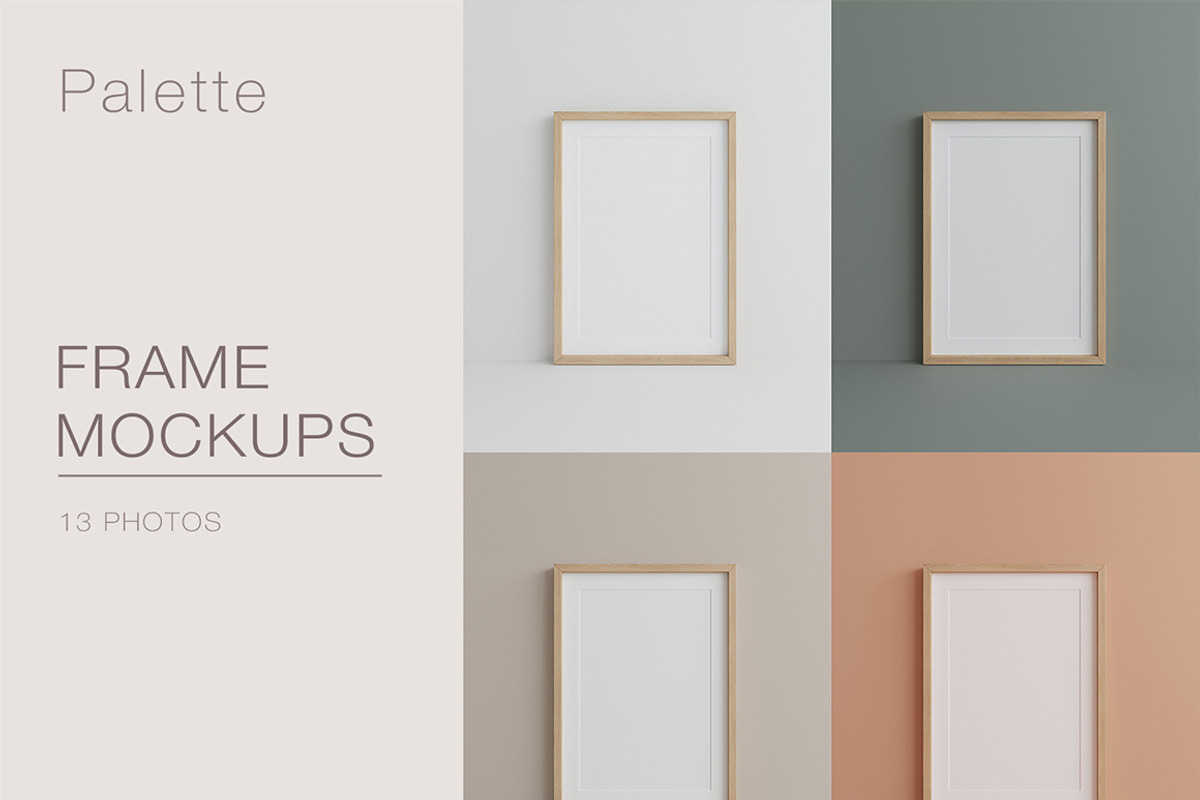 Frame Mockup Kit Palette, a Product Mockup by MockupsMarket (Photo 3 of 9)