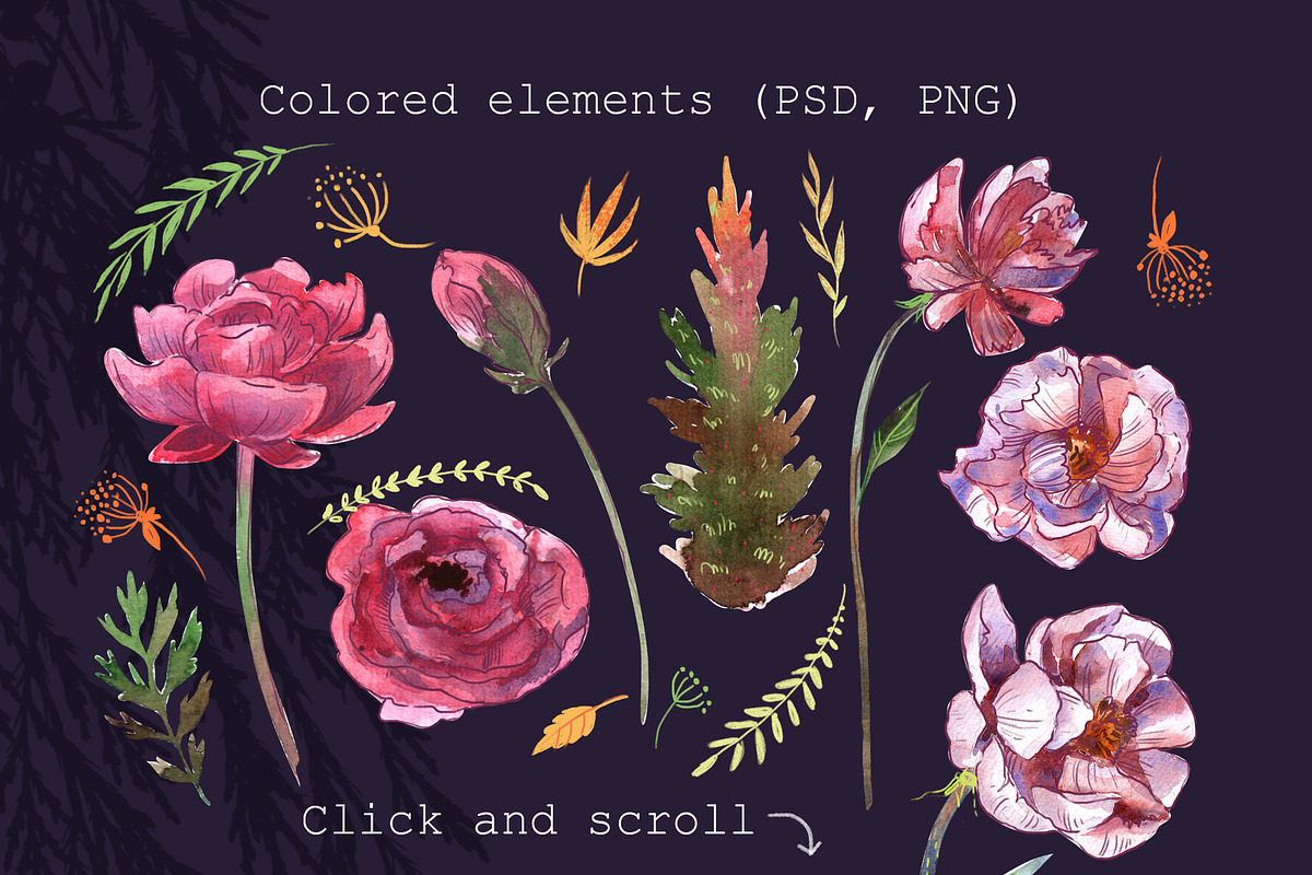 Night flowers, an Illustration by Steshnikova (Photo 3 of 6)