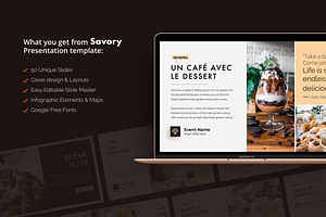 Savory PPT Presentation Template