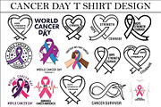 Cancer Awareness T Shirt Design Set, a Healthcare Illustration by balal (Thumbnail 1 of 30)