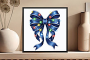 Light Bow Christmas PNG, an Illustration by DreamCafeArt (Thumbnail 5 of 7)