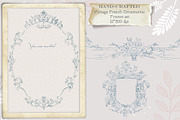Vintage French Ornamental Frames Set, an Illustration by AlenaVlasko stock Market (Thumbnail 1 of 5)