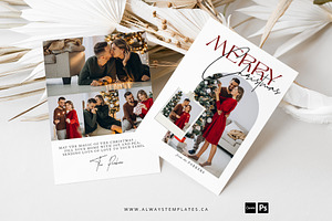 Christmas Card Template CC165