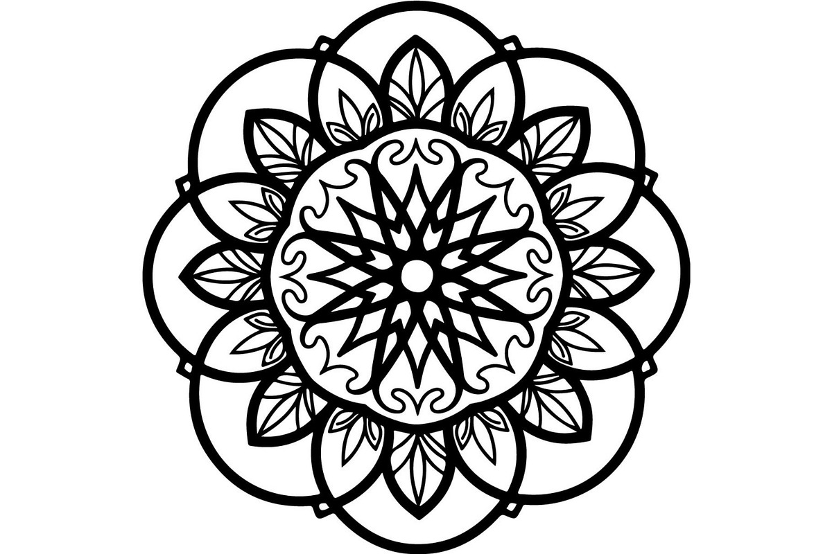 Floral Mandala Bundle, a Decorative Illustration by Designer_Momina (Photo 14 of 20)