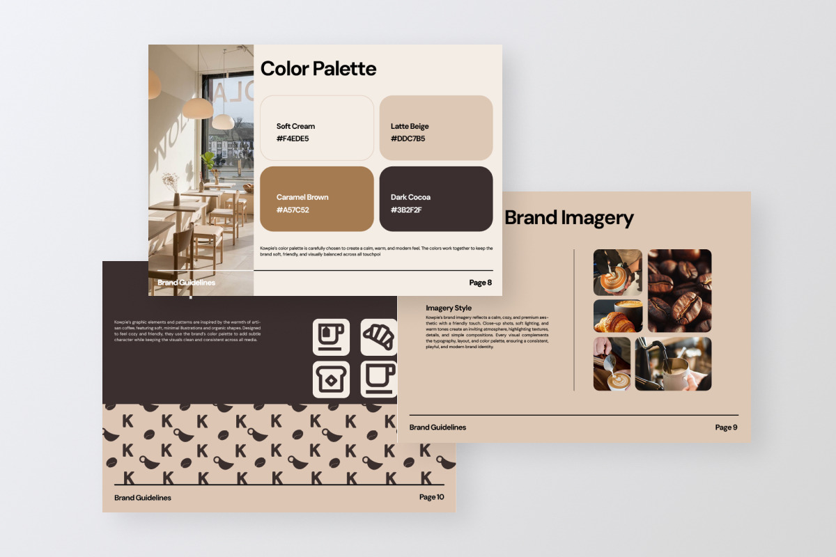 Kowpie - Coffee Brand Guideline, a Magazine Template by productype1 (Photo 3 of 6)