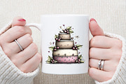 Watercolor ClipArt - Christmas Baker, an Illustration by Sublimation Artist (Thumbnail 5 of 6)