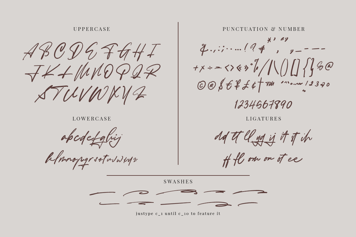 Black Lagoon | An Authentic Script, a Script Font by Colllab Studio (Photo 10 of 12)