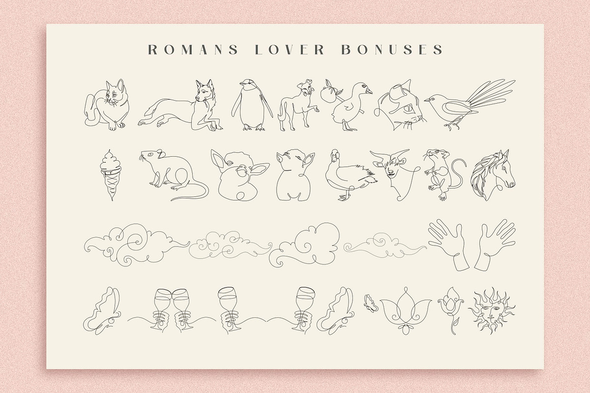 Roman Lover, a Serif Font by alit design (Photo 15 of 19)
