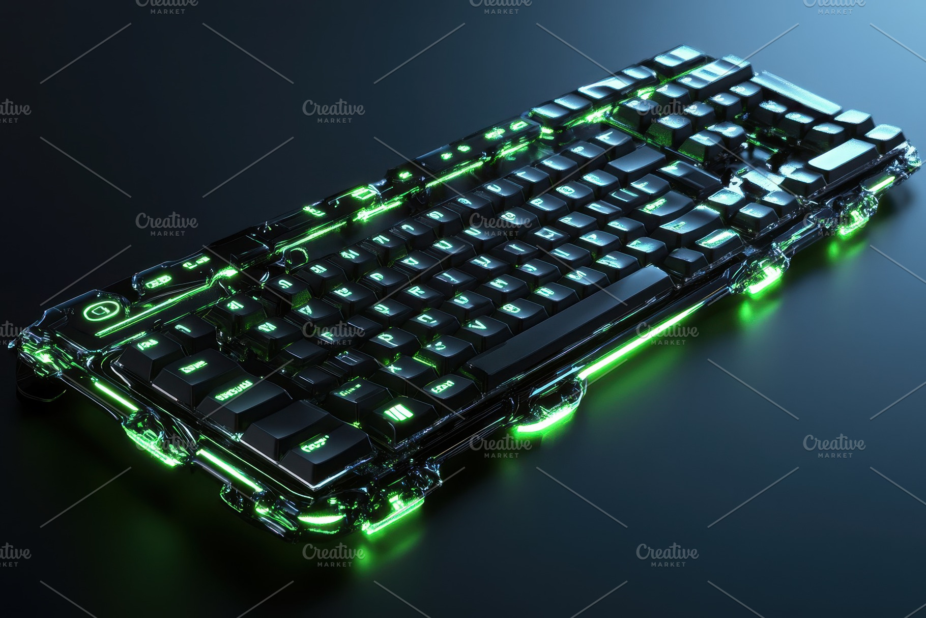 Innovative computer keyboard technol, a Photo by Pavel_design
