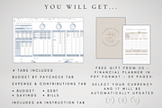 Editable Monthly Budget Template, a Templates & Theme by BRANDcontent (Thumbnail 4 of 7)