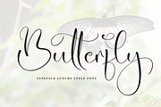 Butterfly | Script Font, a Handwritten Font by Scratchones (Thumbnail 1 of 9)