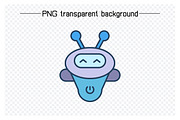 Cute Robots Avatars Vector, an Illustration by Designfour (Thumbnail 3 of 6)
