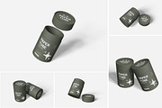 Minimalist Paper Tube Mockup, an Advertising Mockup by Indah (Thumbnail 1 of 6)