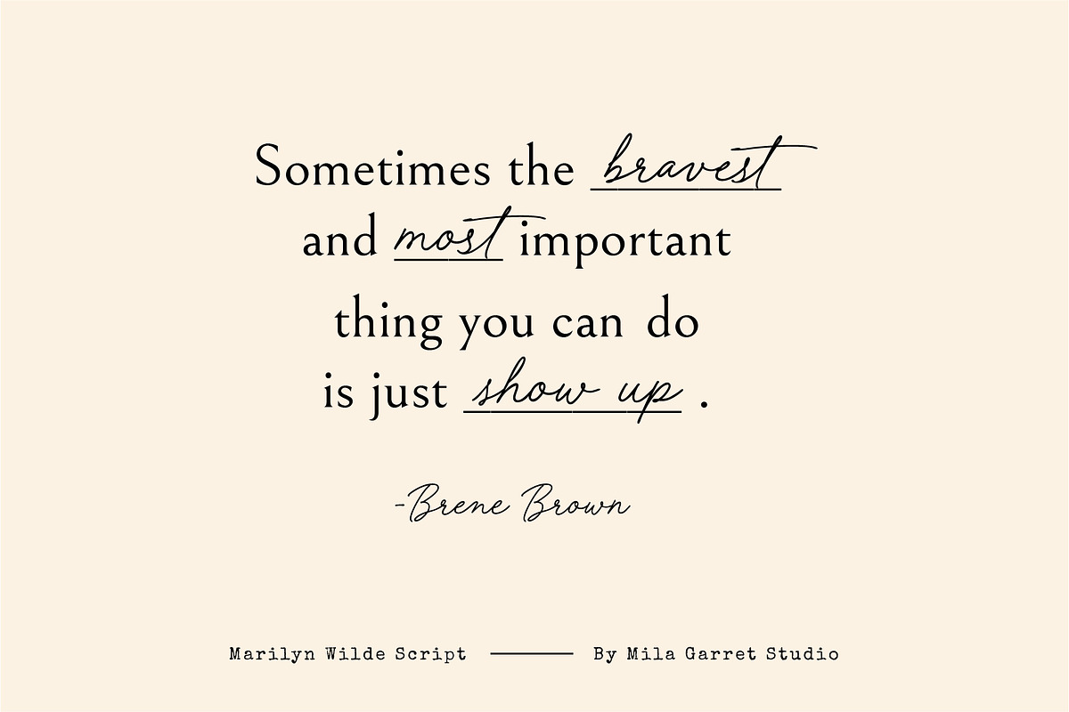 Marilyn Wilde Handwriting Script, a Script Font by Mila Garret (Photo 5 of 18)