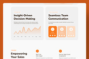 Sales Management Web Landing Page, a Landing Page Template by UICreative (Thumbnail 3 of 4)