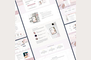 Systeme.io Rosy Sky Sales Funnel, a Landing Page Template by Hayley's Digital Hub (Thumbnail 9 of 10)