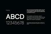 HELIXA - Clean & Modern Font Family, a Sans Serif Font by Designova® (Thumbnail 7 of 16)