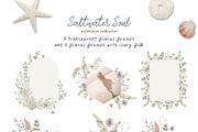 SALTWATER SOUL watercolor clipart, a Decorative Illustration by long summer (Thumbnail 6 of 15)