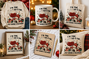 Funny Retro Vintage Christmas Bundle, an Object Graphic by Daisy Design (Thumbnail 17 of 19)
