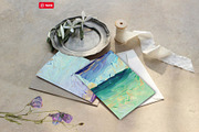 Turquoise & Gold Acrylic Backgrounds, a Texture Graphic by Suna Kosem (Thumbnail 5 of 14)