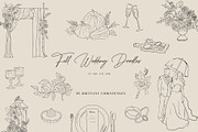 Fall Wedding Doodles, an Illustration by Britt Christensen Designs (Thumbnail 1 of 6)