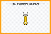 Wrench Tool Icons Set, an Icon by Designfour (Thumbnail 5 of 6)