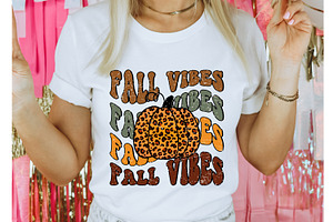 Retro Fall Vibes SVG PNG