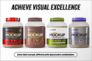 5lb Whey Protein Jar Mockup C3-Pro, a Packaging Mockup by Design Warlord (Thumbnail 9 of 16)