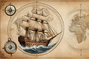 43 PNG Vintage Atlas Background, a Background Graphic by adenpinkstore (Thumbnail 24 of 40)