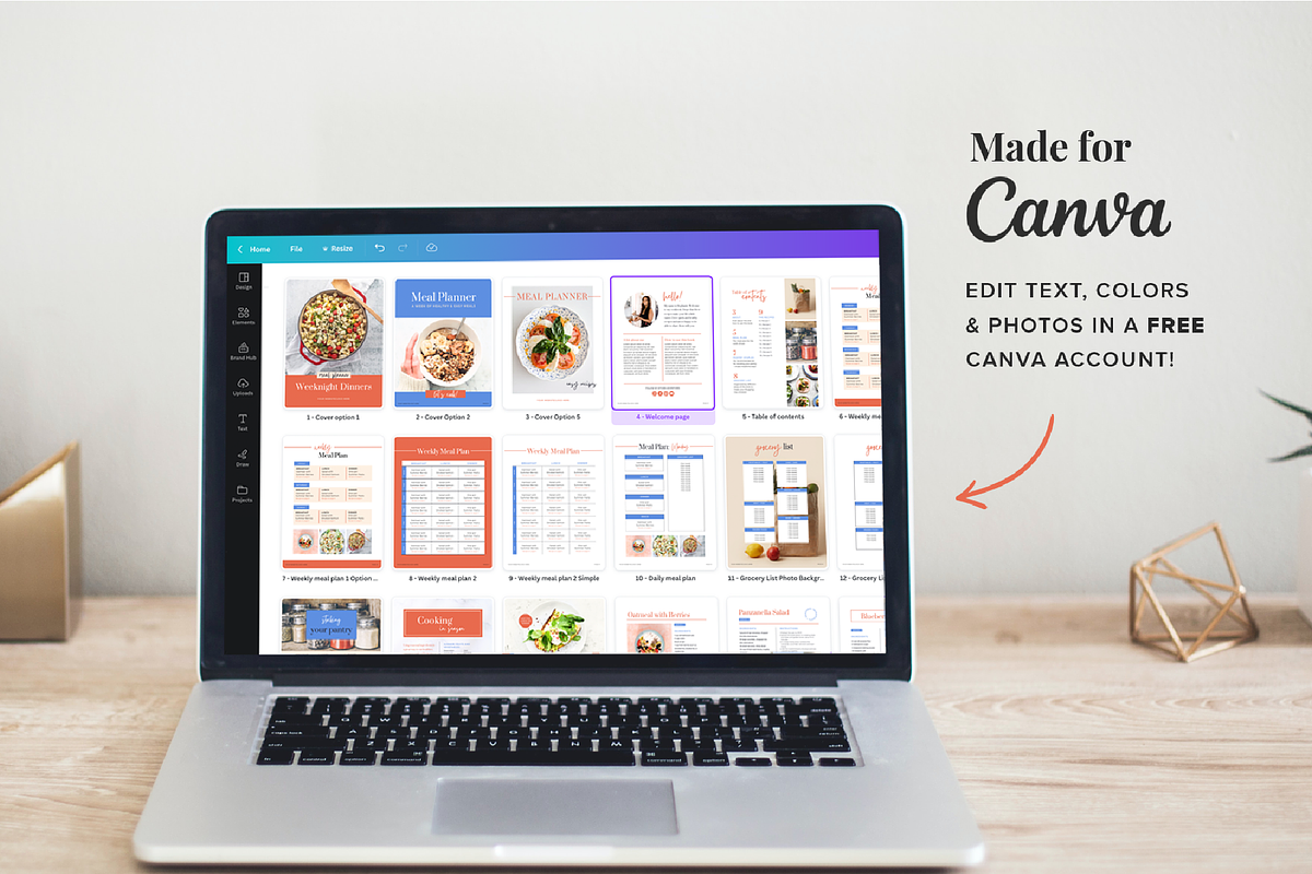 Canva Cookbook Template, a Marketing Template by Rose & Co. (Photo 7 of 8)