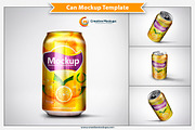 Can Mockup Template, a Packaging Mockup by Plus Media (Thumbnail 2 of 4)